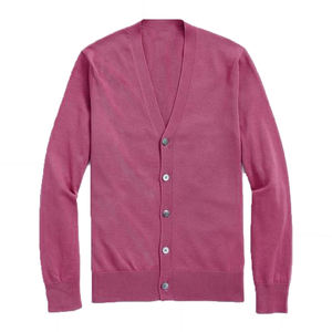 Cardigan d'hiver épais anti-rides couleur personnalisée avec logo frontal pour les sororités, les fraternités et les styles streetwear - Product Image 1