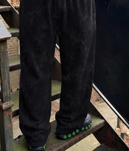 Jogging pour hommes style rétro américain, délavé à l'acide, effet usé, streetwear vintage, pantalon de survêtement décontracté - Product Image 5