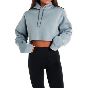 Sweat à capuche à manches longues pour femme, tenue de jogging, Sweat-shirt décontracté, vente en gros, usine, hiver, 2021 - Product Image 3