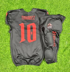 Conjunto de Camiseta de Fútbol sin Mangas Roja Sublimada al por Mayor, Cuello en V, Absorbe la Humedad, Uniforme de Equipo para Adultos, Impresión Sublimada - Product Image 6