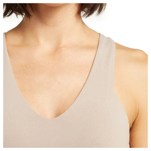 Seamless V-Neck Sports Bra For Women Solid Color Medium Support Yoga Racerback Breathable Spandex Nylon - Product Image 5