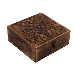 Most Popular Style Hand Carved Wooden Jewelry <b>Box</b> for Jewelry Wooden <b>Gift</b> <b>Box</b> For Home Table Top Thanks Giving Use - Product Image 4