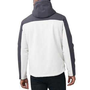 Wholesale OEM Customized Mens Varsity Softshell <b>Jacket</b> Waterproof Windproof Breathable Quick Dry Anti-Bacterial Polyester Shell - Product Image 4