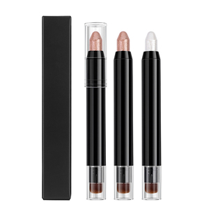 Barra Iluminadora en Crema de 12 Colores, Iluminador Contorno Brillante con Brocha Integrada para Rostro y Cuerpo - Product Image 4