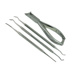 Professional Durable Luxurious 4-Piece Portable Customizable <b>Case</b> Packaging Podiatry Instrument Set Stainless Steel Podiatry - Product Image 1