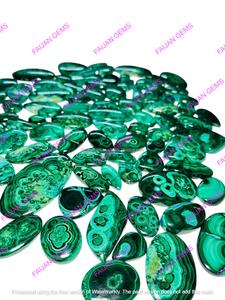 Gemas FAIJAN de Alta Calidad, Malaquita Natural, Cabujón de Piedra Preciosa Suelta, Forma Mixta, para Fabricación de Joyería - Product Image 3