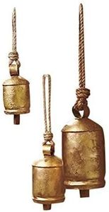 Home decor Gold Metal Bell Set Customizable Size Shape Eco-Friendly Handmade Modern <b>Christmas</b> Tree Custom Logo High Standard - Product Image 4