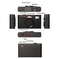 Appareil photo numérique CMOS 8MP sans écran avec flash Xénon, idéal pour le camping, les fêtes, les voyages et les activités de plein air – Vente en gros usine