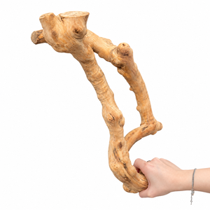 Plataforma de Madera Natural en Forma de Y para Pájaros, con Ramas de Café, para Periquitos, Perros Pequeños y Cacatúas, Hecha en Vietnam - Product Image 1