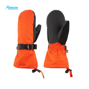 Waterproof Breathable Snowboard Leather Ski <b>Gloves</b> / Windproof Men's Ski <b>Gloves</b> for Cold Weather - Product Image 4