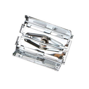 Afeitadora de seguridad de doble filo para hombre, de acero inoxidable, personalizable, de alta calidad, nueva, en oferta, a precio económico. - Product Image 6