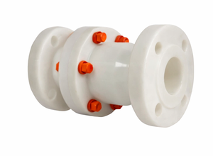 Válvulas de marca NRV C-Way de 1 pulgada de alta calidad, válvula de retención de plástico Manual, diafragma, Material PVDF, aplicación de ácido de Clase 150 - Product Image 2