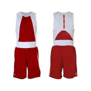 Kit d'uniformes de boxe les plus vendus, en promotion, 100 % polyester, uniformes de sport de boxe, taille personnalisée, meilleurs uniformes de boxe en gros - Product Image 5