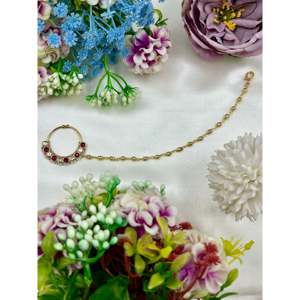 Indian Ethnic Artificial Jewellery Urmila Traditional <b>Nose</b> <b>Ring</b> for Casual Style - Product Image 3