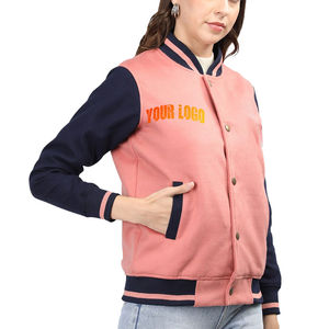 Vestes universitaires pour femmes personnalisées avec logo imprimé, best-sellers, vestes universitaires d'hiver pour femmes de haute qualité - Product Image 3