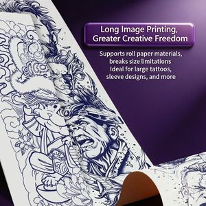 เครื่องพิมพ์ลายฉลุ<span class=keywords><strong>สัก</strong></span>แบบพกพา AM-X6 ไร้สาย บลูทูธ เครื่องถ่ายโอนลายสัก<span class=keywords><strong>แบบ</strong></span>ความร้อน สำหรับกระดาษขนาด A4 Letter - Product Image 5