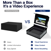 Boîte cadeau vidéo avec écran HD MP4 de 7 pouces, boîte cadeau vidéo pour la promotion publicitaire