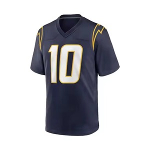 Maillot de football américain de haute qualité, personnalisé OEM, 100 % polyester, maille respirante poly/spandex, protection UV, pour hommes, modèle global - Product Image 1