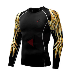 Rashguard pour homme le plus vendu, en spandex et polyester, léger, pour l'entraînement, en vente - Product Image 2