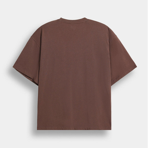 T-shirt Hip Hop Oversize de Luxe pour Homme Zairo Sports, 100% Coton, Col Montant, Grammage Lourd 220g, Coupe Boxy - Product Image 6