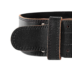 Gym Weightlifting Leather Belt Training Bodybuilding Gym Weightlifting Power Belt For Sale In Low Price - Product Image 5