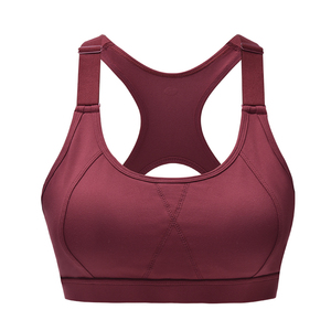 Soutiens-gorge de sport et de yoga grande taille respirants à logo frontal, haute performance, les plus vendus en gros - Product Image 5