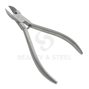 Professional Stainless Steel NAIL Nippers Precision Nail <b>Trimmer</b> With Coil Spring For Salon Manicure Pedicure - Product Image 2