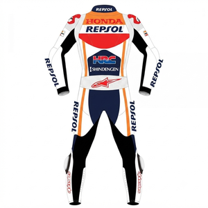 Traje de Carreras Dani Pedrosa MotoCP Premium de Una Pieza Completo para Pista con Protectores Deslizantes OEM CE - Product Image 2