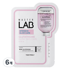 Maschera in Foglio al Glutatione Tony Moly Master Lab, Confezione da 6 Pezzi per lo Sbiancamento del Viso - Product Image 1