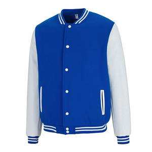 Chaqueta universitaria personalizada de alta calidad, fábrica OEM que produce chaquetas tipo letterman para marcas de ropa. - Product Image 3