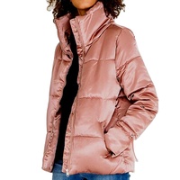 Veste matelassée brillante d'hiver pour homme, coupe-vent, épaisse, à capuche zippée, personnalisée par le fabricant
