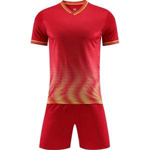 Conjunto de camiseta de fútbol con tela resistente para uso a largo plazo, uniforme de fútbol de equipo con ajuste flexible y kit de fútbol ligero. - Product Image 4
