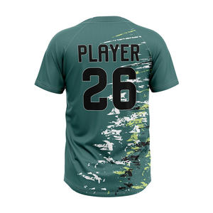 Camisetas de Béisbol Personalizadas, 100% Poliéster, Transpirables, de Secado Rápido, Antibacterianas, que Absorben la Humedad, para Clubes Universitarios de Béisbol - Product Image 6