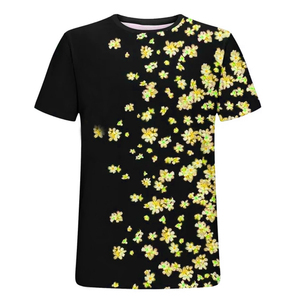 Camisetas de Cuello Redondo para Hombre, Cómodas, de Algodón y Poliéster, Transpirables, Estilo Urbano, Tallas Grandes, de Pakistán, Diseño de Sublimación 3D - Product Image 5