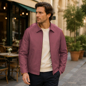 Chaqueta de Cuero Negra Personalizada para Hombre, Estilo Motero Vintage, Cuello Alto, Cierre de Cremallera, Proveedor Mayorista - Product Image 5