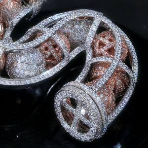 Colgante Hip Hop Personalizado con Moissanita VVS, Joyería Fina de Plata 925, Colgante de Letra Personalizada con Incrustaciones de Diamantes - Product Image 6