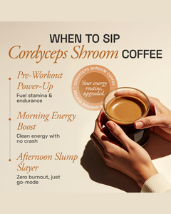 กาแฟเห็ดถั่งเช่าออร์แกนิก รสชาติกาแฟธรรมชาติ ผสมผสานซูเปอร์ฟู้ดเพื่อพลังงาน ความมีชีวิตชีวา และสุขภาพที่ดี - Product Image 6