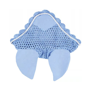Filets d'oreille personnalisés pour chevaux en polyester et élasthanne, protection anti-mouches pour l'équitation, options de logo et de design personnalisés - Product Image 3