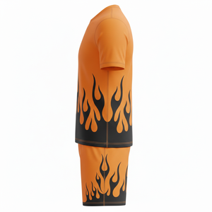 ชุดฟุตบอลแบบยูนิเซ็กซ์พร้อมกางเกงขาสั้น ชุดออกกำลังกายสองชิ้น ชุดฝึกซ้อมฟุตบอล แห้งเร็ว ชุดกีฬา รับผลิตตามแบบ OEM - Product Image 2