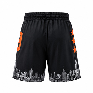 Pantalones Cortos de Baloncesto Personalizados con Estampado, Transpirables, de Malla, para Entrenamiento en el Gimnasio, Ligeros, Estilo Urbano, Deportivos - Product Image 2