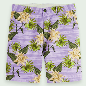 Pantalones Cortos con Estampado Floral Personalizado para Hombre, Pantalones Cortos de Playa de Verano, Pantalones Cortos Casuales de Algodón y Poliéster, Proveedor OEM ODM - Product Image 3