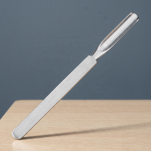 เครื่องมือดันหนังกำพร้าสแตนเลสแบบแบนสำหรับทำเล็บ ใช้ซ้ำได้ - Product Image 2