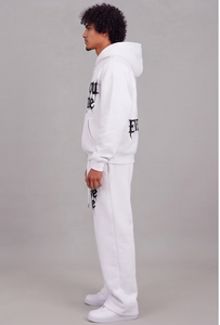 Survêtements personnalisés brodés effet vieilli pour hommes – Hoodie ample d'hiver avec patch brodé et fermeture éclair - Product Image 6