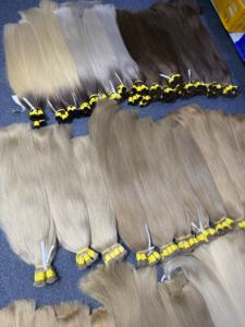 ผมต่อแบบเวอร์จิ้น ย้อมสี แบบตรงและแบบหยักศก ผมจากผู้บริจาคคนเดียว ผมเด็ก ผมสลาฟ ผมนาซ่า ราคาโรงงานเวียดนาม - Product Image 4