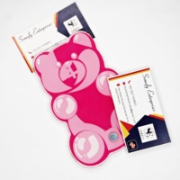 Palette de cils magnétiques personnalisée de luxe avec motif ours, outils d'extension de cils, support durable pour tuiles de cils, fabriqué par Somofy Enterprises