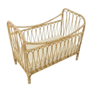 Cuna de Ratán Vintage para Bebé, Muebles Infantiles, Muebles para Cuarto de Niños, Precio de Mayoreo, Venta de Fábrica, Cuna de Alta Calidad - Product Image 2