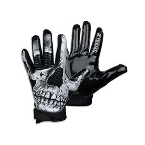 Gants de Football Américain Classiques pour Jeunes Wide Receiver – Logo Personnalisé, Super Adhérence, Design Respirant – Haute Qualité et Durabilité - Product Image 1