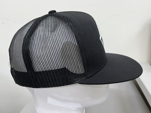 Gorra Trucker de Malla de 5 Paneles con Parche de Goma de la Bandera de Texas, Impresión Personalizada Bajo Visera Plana, Ajustable, Unisex, para las Cuatro Estaciones - Product Image 4