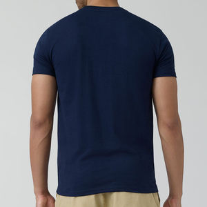 เสื้อยืดโอเวอร์ไซส์พรีเมียมเนื้อหนักสำหรับผู้ชาย ผ้าฝ้าย 100% แขนปกติ สั่งทำได้ เสื้อยืดลำลองแบบแห้งเร็ว - Product Image 5