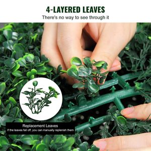 Cây gỗ Hoàng Dương hình quả bóng nhân tạo cao 16 'cây giả màu xanh lá cây cả năm cho trang trí nhà vườn 2 miếng cho ban công sân sau - Product Image 4